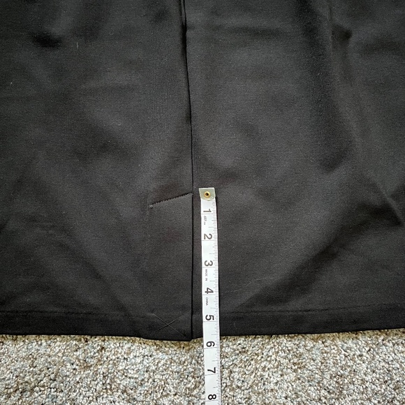 Dressbarn black skirt with zippered pockets, size L, new with tags - Picture 11 of 13